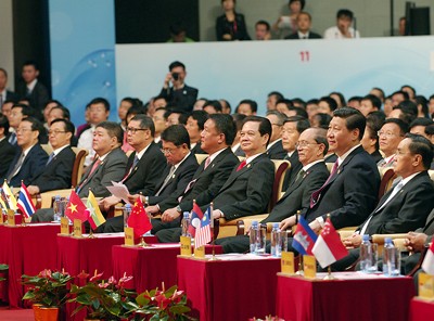 Premierminister Nguyen Tan Dung bei der Eröffnung der ASEAN-China-Messe  - ảnh 1